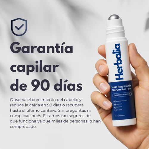 Rodillo Herbalia de crecimiento capilar