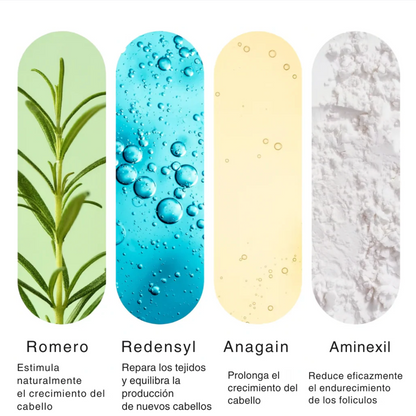 Rodillo Herbalia de crecimiento capilar