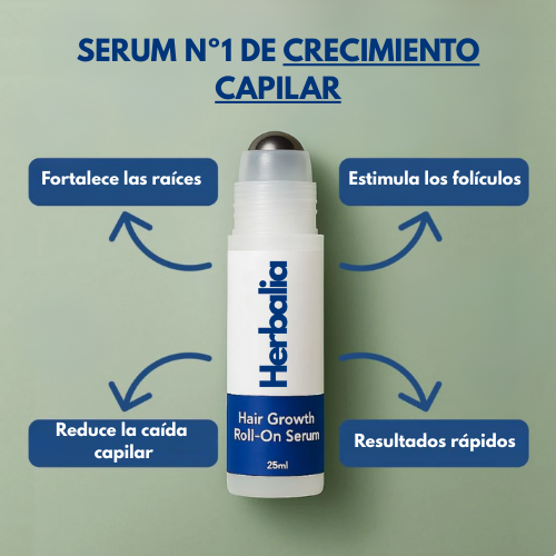 Rodillo Herbalia de crecimiento capilar