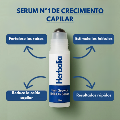 Rodillo Herbalia de crecimiento capilar